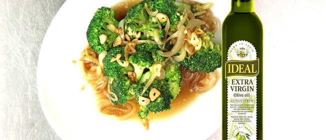 Хрустящая брокколи в устричном соусе