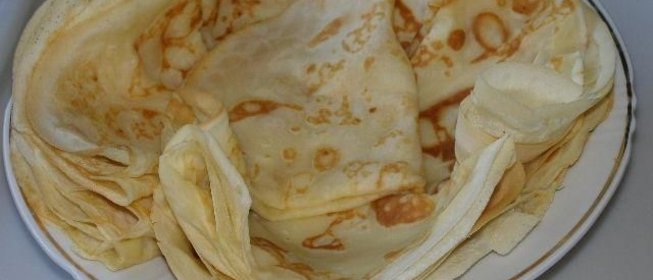 Блины на кефире