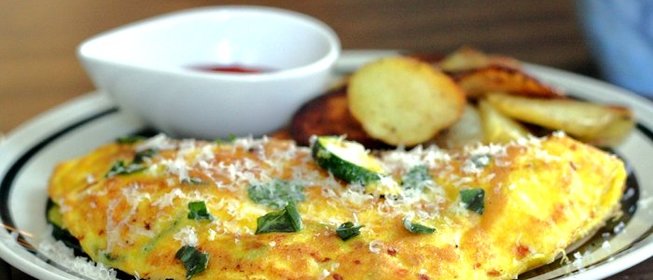 Омлет с цукини