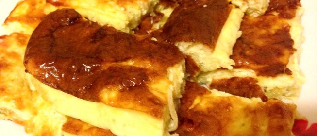 Творожная запеканка с кабачками