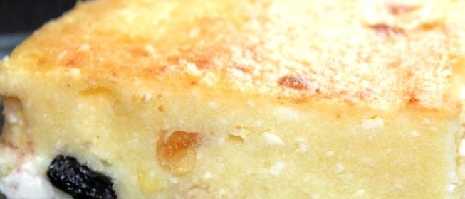 Запеканка из творога с манкой