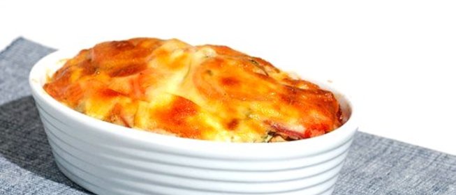 Запеканка из курицы с креветками