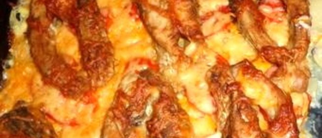 Картофельно-рыбная запеканка