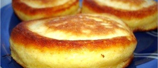 Пышные оладьи на кефире