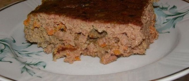 Запеканка говяжья печень в духовке