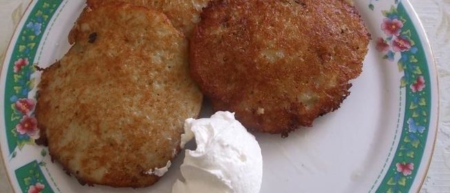 Драники с мясом