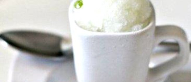 Гранита из лайма с фисташковым печеньем