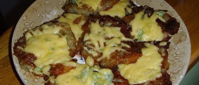 Картофельные драники с сыром