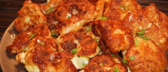 Цветная капуста в сырном кляре