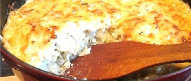 Капустная запеканка с творогом