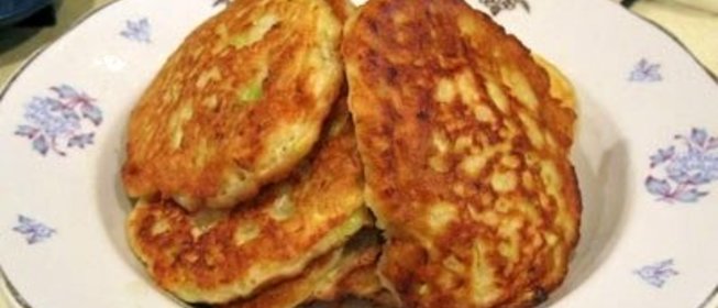 Блинчики из кабачков сладкие