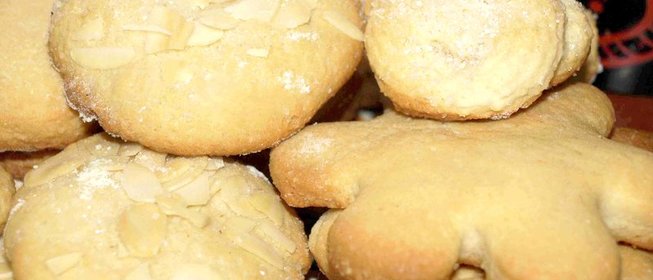 Песочное печенье из миндальной муки