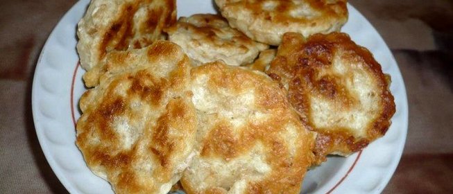 Постные овсяные оладьи