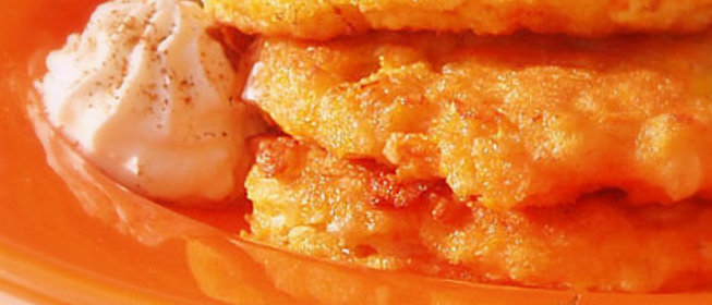 Овсяные оладьи с морковью