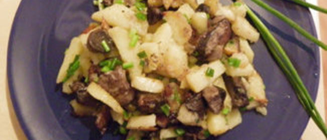 Картошка с грибами По-домашнему