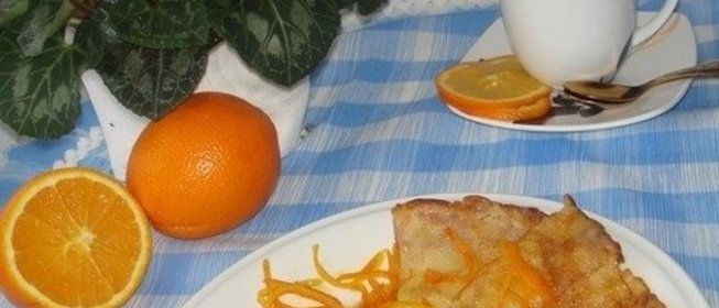 Апельсиновые блинчики «Оранжевое настроение»