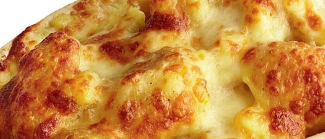 Молодой картофель с сулугуни