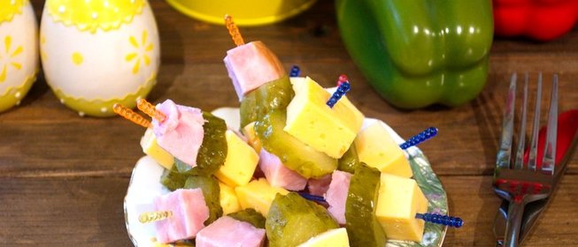 Канапе с ветчиной