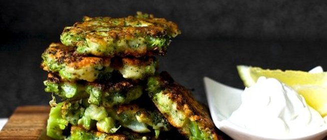 Оладьи из брокколи