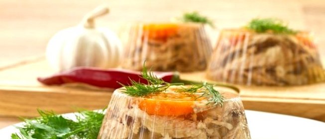 Холодец из куриной грудки