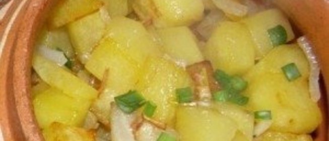Картофель с луком