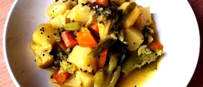 Сабджи (индийское овощное рагу)