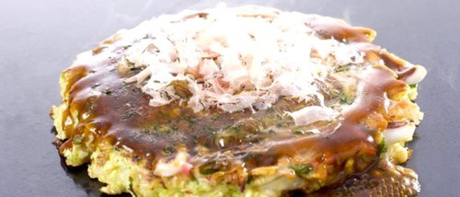 Японские капустные блины (Okonomiyaki)
