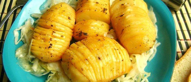 Картофель с лимонно-горчичной заправкой