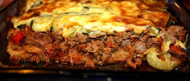 Мусака с сулугуни