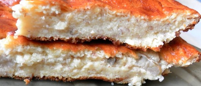 Воздушная творожно-банановая запеканка