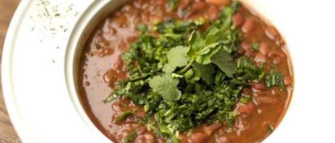 Лобио горячее из красной фасоли