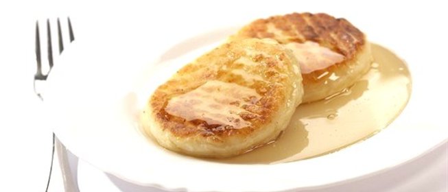 Дрожжевые оладьи на молоке