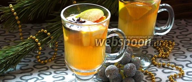 Белый глинтвейн по-карибски