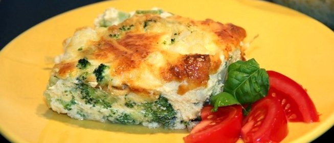 Запеканка из брокколи для детей