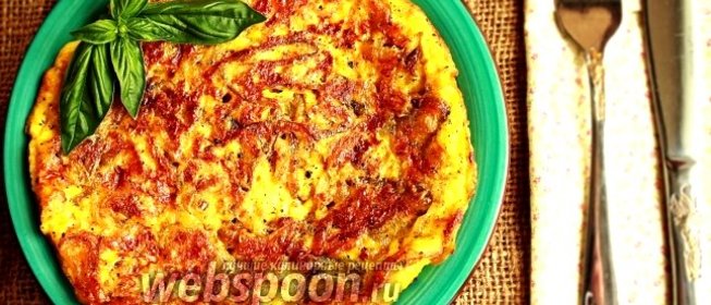 Омлет с карамелизированным луком