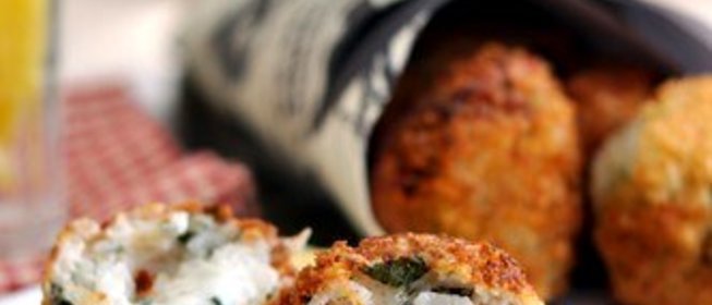 Рисовые крокеты с горгонзолой