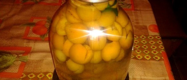 Абрикосово-мятный компот