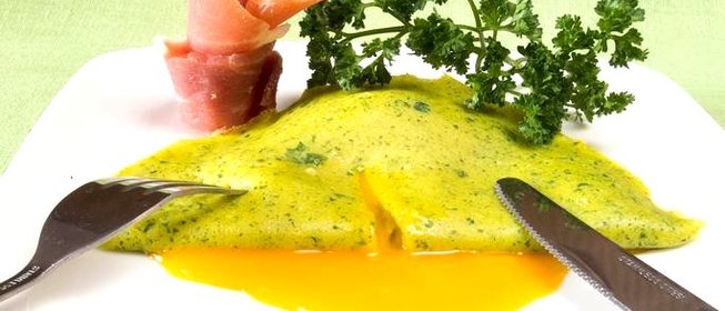 Блинчики со шпинатом по-липецки