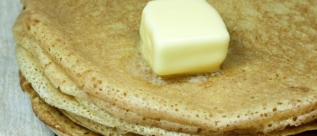 Блины на сливочном масле