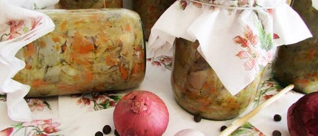 Грибная солянка