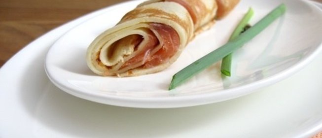 Рулетики из блинчиков с начинкой