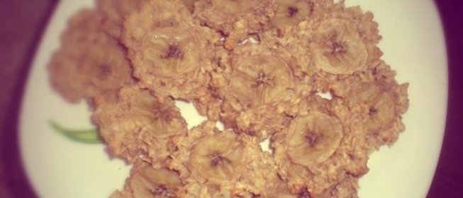 Овсяное печенье с бананами