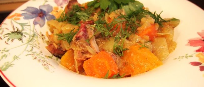 Ühepajatoit (овощное рагу по‑эстонски)