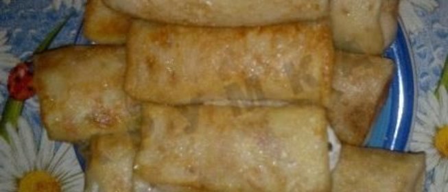 Блинчики с колбаской