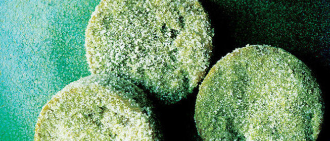 Печенье с белым шоколадом и порошком матча