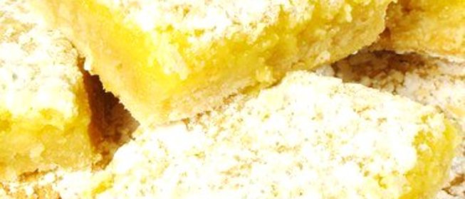 Лимонное печенье с ванилью