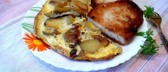 Омлет с картофелем от Поля Бокюза