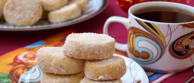 Ванильное печенье с пудингом