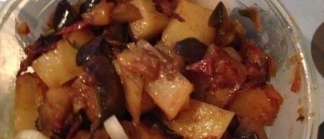 Баклажанное рагу с овощами