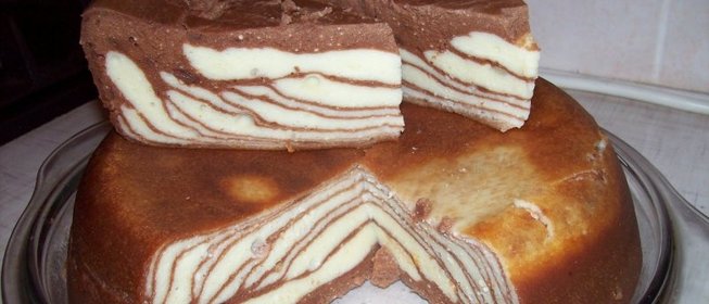 Запеканка творожная с шоколадом